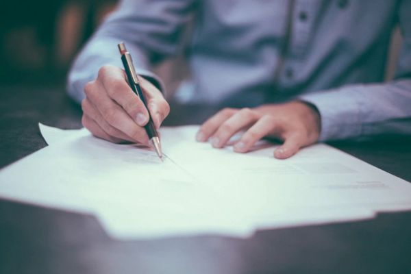 di chúc viết tay nhà đất