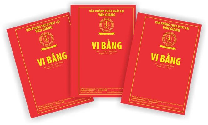 lập vi bằng ngoài trụ sở
