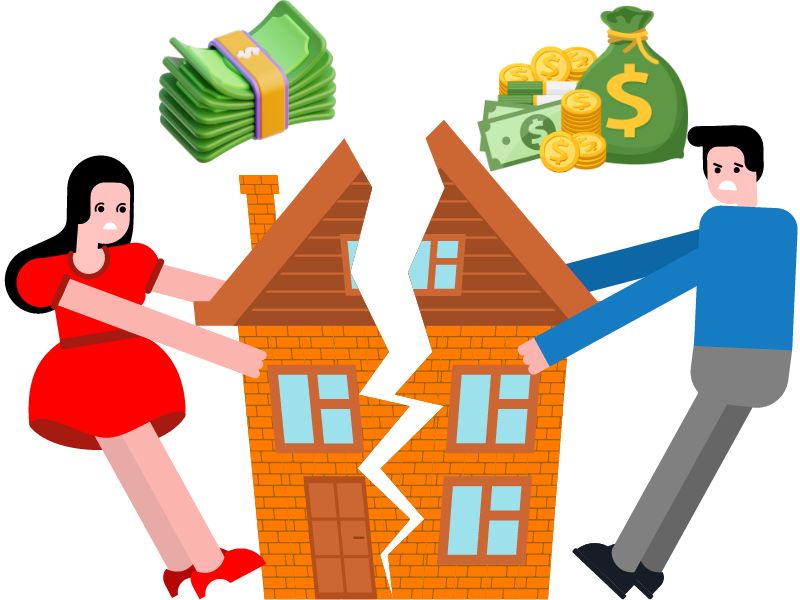 tranh chấp đất giữa vợ chồng