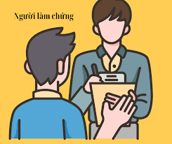 người làm chứng thỏa thuận tài sản