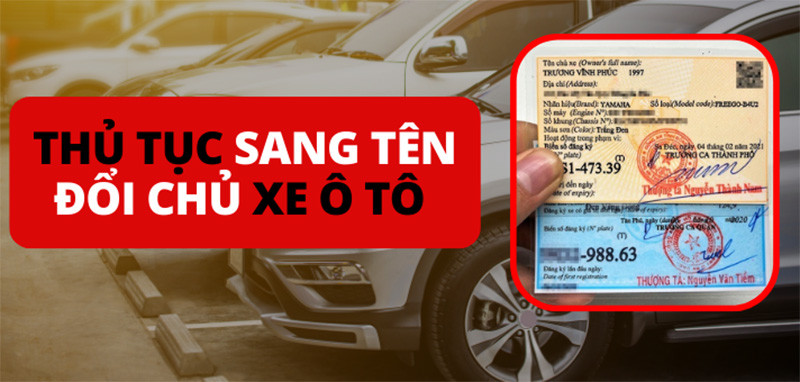 thủ tục sang tên xe