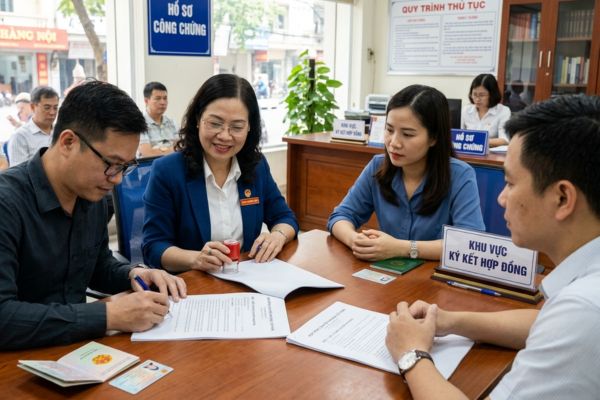 Công chứng hợp đồng chuyển nhượng cổ phần