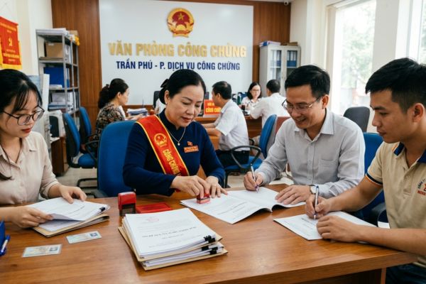 Công chứng hợp đồng dịch vụ xây dựng