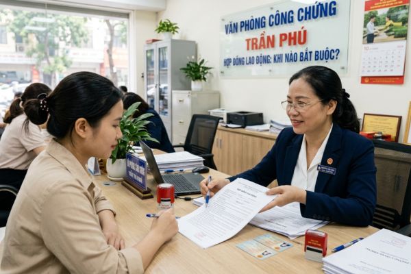 Công chứng hợp đồng lao động: Khi nào bắt buộc?