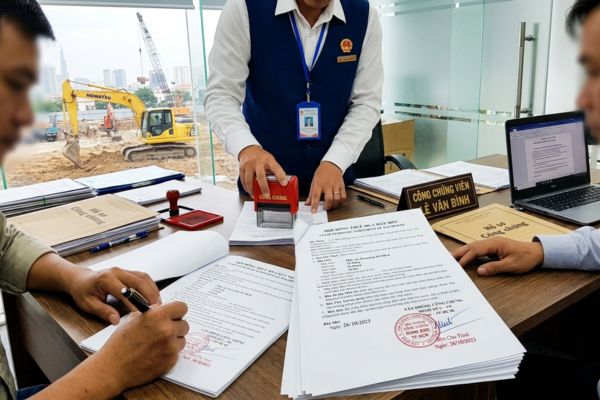 Công chứng hợp đồng thuê mua máy móc