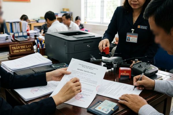 Công chứng hợp đồng thuê mua thiết bị