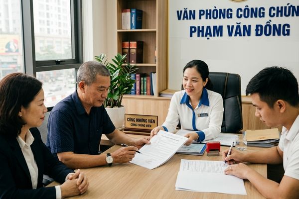 Công chứng hợp đồng xây dựng: Tránh tranh chấp từ gốc