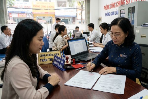 Công chứng văn bản chấp nhận hoàn trả