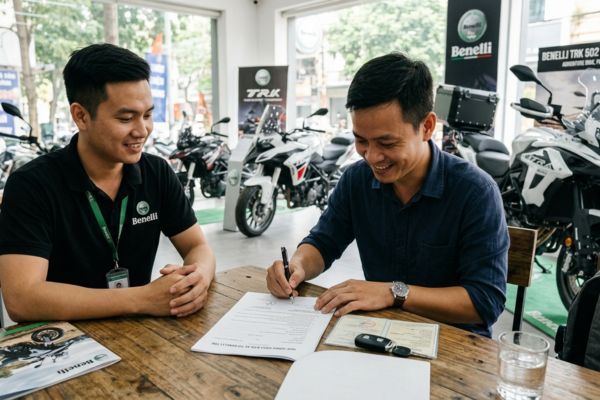 Hợp đồng mua bán xe Benelli TRK