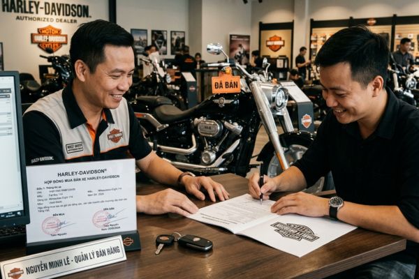 Hợp đồng mua bán xe Harley-Davidson