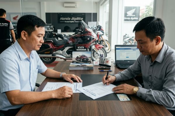 Hợp đồng mua bán xe Honda Gold Wing