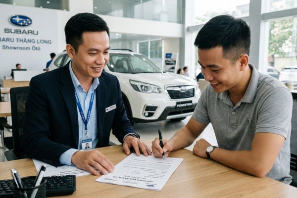 Hợp đồng mua bán xe Subaru