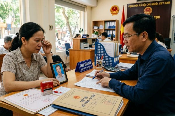 Khi chồng/vợ chết đột ngột: Thủ tục khai tử và thừa kế