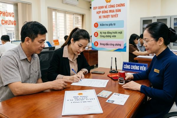 Quy định về công chứng hợp đồng mua bán xe trượt tuyết