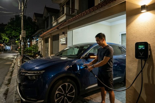 Xe điện có cần sạc pin qua đêm không?