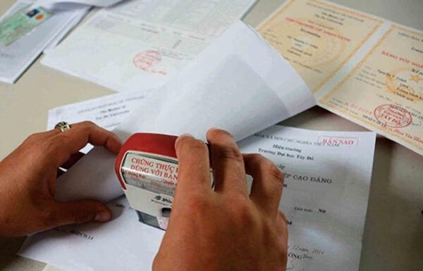 giá trị bản sao công chứng