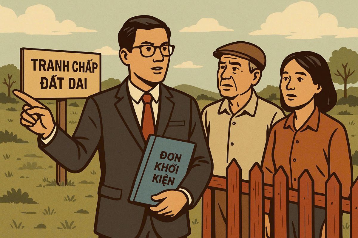 nhà đất đang tranh chấp