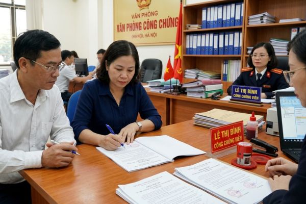 Công chứng thỏa thuận về việc giải quyết nghĩa vụ tài sản chung