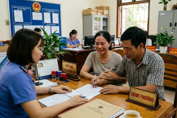 Khi vợ hoặc chồng có quyết định hủy bỏ việc tuyên bố mất tích