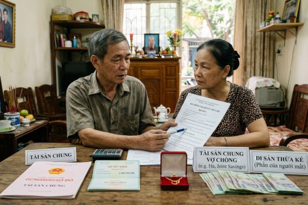 Quyền của vợ và chồng với tài sản trong trường hợp di sản