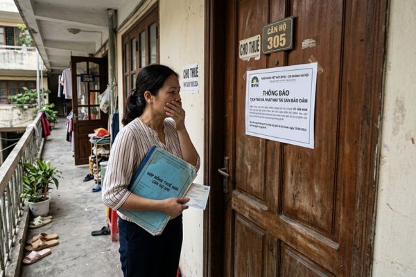 Rủi ro khi thuê nhà đang thế chấp ngân hàng