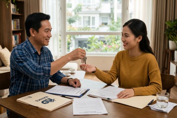 Thuê nhà từ người đang thế chấp ngân hàng
