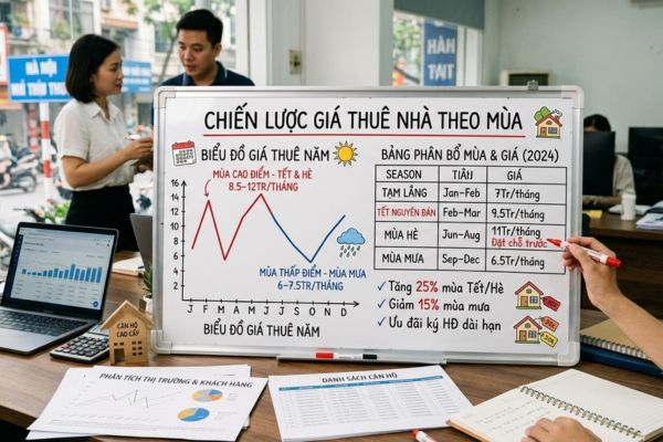 Chiến lược giá thuê nhà theo mùa