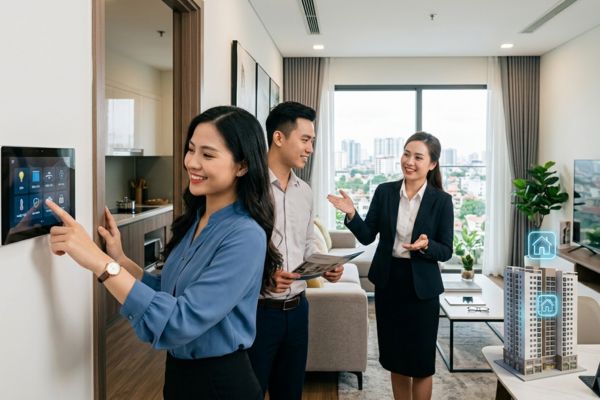 Mua nhà căn hộ có hệ thống smart home