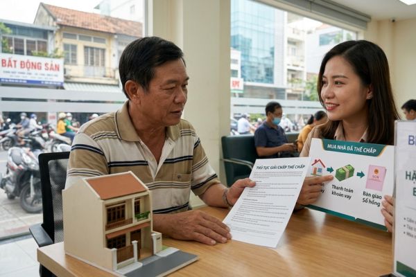 Mua nhà đã thế chấp ngân hàng: Thủ tục giải chấp thế nào?