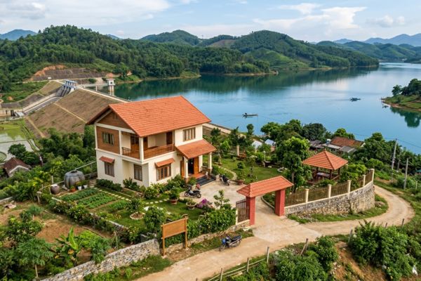 Mua nhà đất ở vùng có hồ đập thủy lợi gần