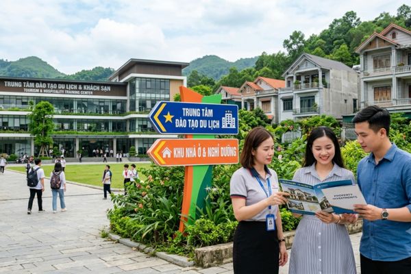 Mua nhà đất trong vùng có trung tâm đào tạo du lịch