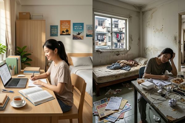Thuê nhà cho sinh viên: Ưu nhược điểm