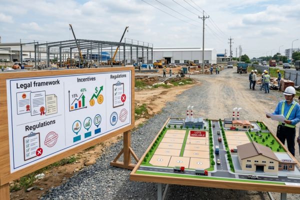 Bán đất trong khu công nghiệp: Pháp lý, ưu đãi và quy định