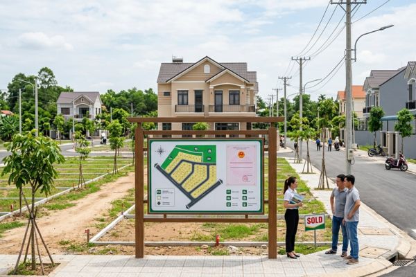 Bán đất trong khu dân cư: Pháp lý, quy hoạch và tiện ích