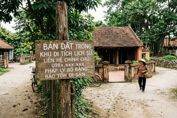 Bán đất trong khu di tích lịch sử: Pháp lý và bảo tồn
