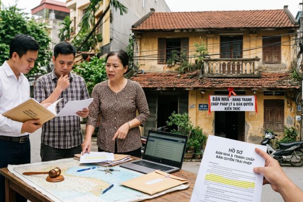 Bán nhà có tranh chấp về bản quyền: Pháp lý