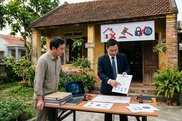 Bán nhà có tranh chấp về tên miền độc quyền: Pháp lý