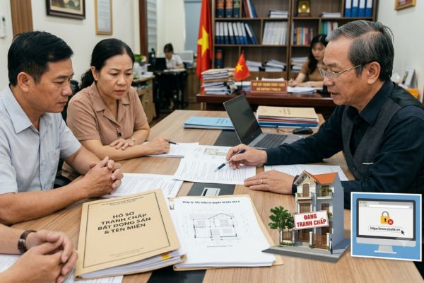 Bán nhà có tranh chấp về tên miền kết nối: Pháp lý