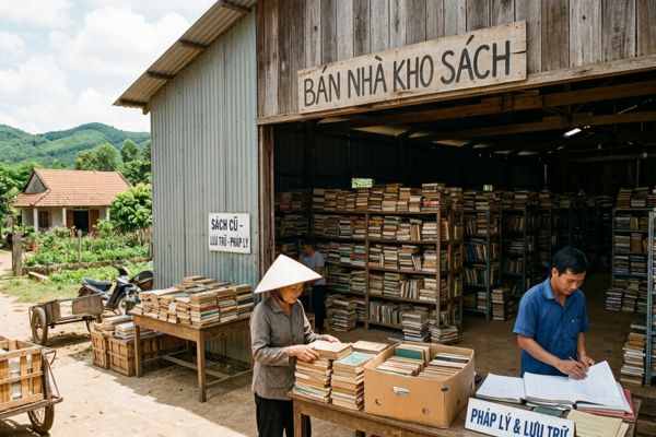 Bán nhà kho sách: Pháp lý và lưu trữ