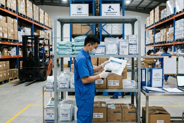 Bán nhà kho thiết bị y tế: Pháp lý và vô trùng