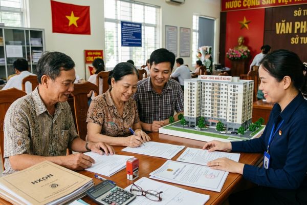 Công chứng hợp đồng mua bán Nhà ở xã hội (NƠXH) với người thân