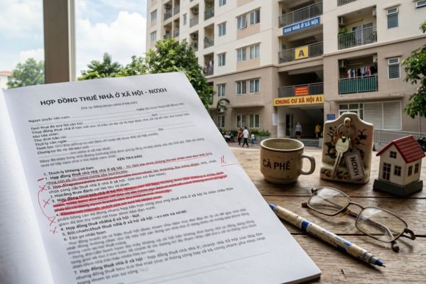 Hợp đồng thuê Nhà ở xã hội (NƠXH): Những điều khoản bất lợi cần tránh