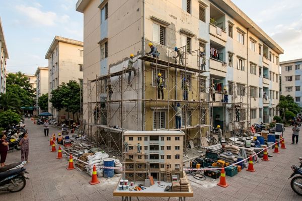 Nhà ở xã hội (NƠXH) cho thuê: Quy định về sửa chữa lớn