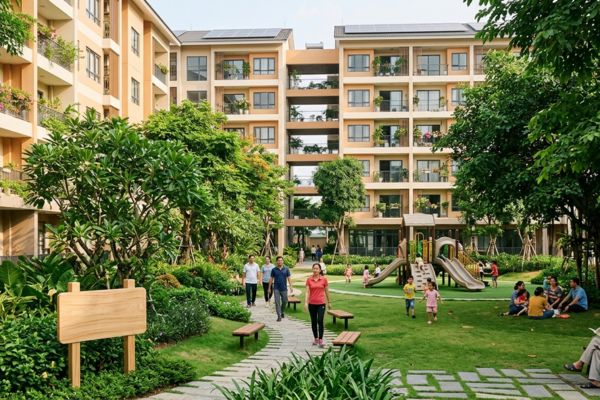 Nhà ở xã hội (NƠXH) và quyền về không gian xanh mát