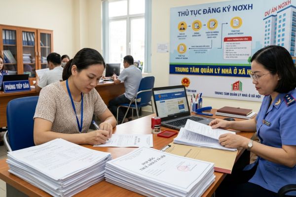 Thủ tục đăng ký hợp đồng thuê Nhà ở xã hội (NƠXH) với tổ chức