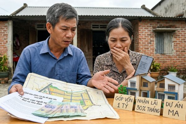 Cảnh báo chiêu trò dụ dỗ góp vốn mua đất nhận lãi suất cao ngất ngưởng