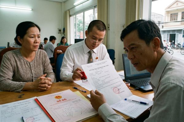 Chiêu trò làm giả giấy xác nhận tình trạng hôn nhân để bán đất tài sản chung