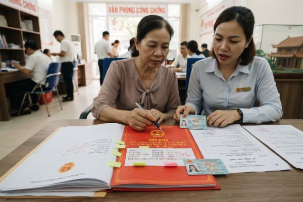 Cho tặng nhà đất dính lỗi sai thông tin CMND/CCCD trên sổ đỏ: Cách đính chính trước khi công chứng