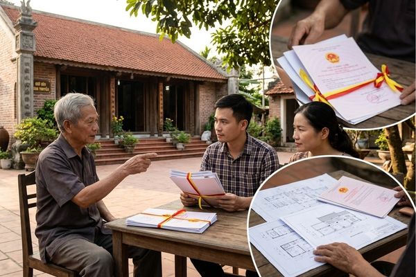 Cho tặng nhà đất kèm điều kiện người nhận không được thay đổi kiến trúc ngôi nhà