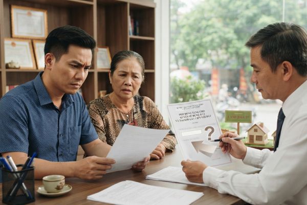 Cho tặng nhà đất nhưng không ghi giá trị tài sản trong hợp đồng: Có được chấp nhận?
